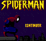 Spider-Man (France) Title Screen
